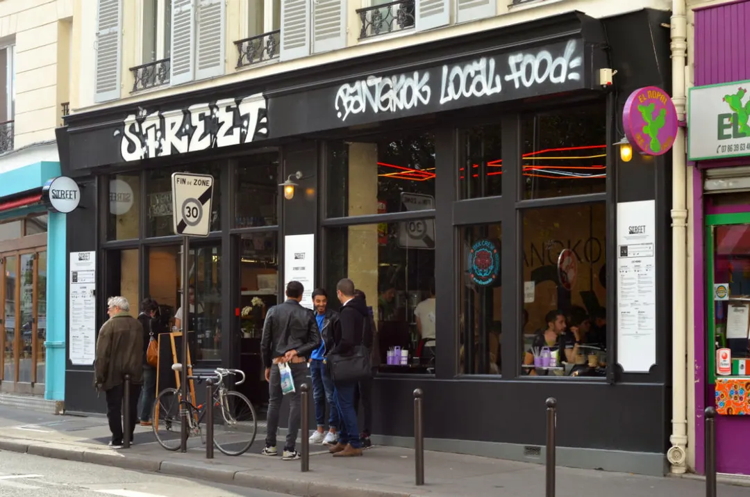 Street Bangkok Local Food Restaurant Paris