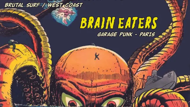 HAWAII SAMURAI (Surf Punk) + ARNO DE CEA (Brutal Surf) + BRAIN EATERS (Garage Punk)