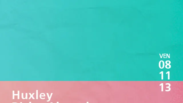 Contact:  Huxley, Richy Ahmed, Numero6, Dactylo