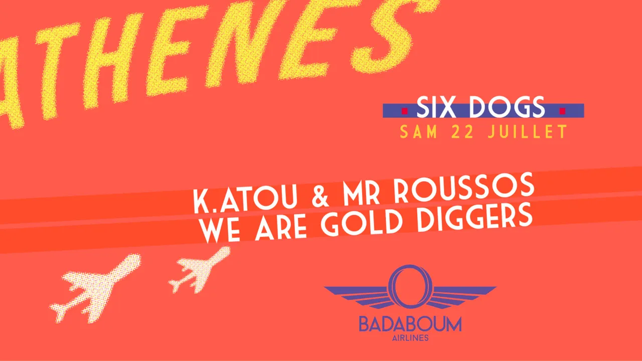 Badaboum Airlines/ Athens’ SIX DOGS in Paris w/ WAGD