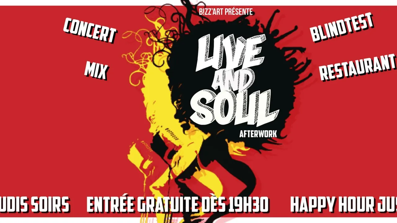 LIVE AND SOUL AFTERWORK @BIZZ'ART PARIS