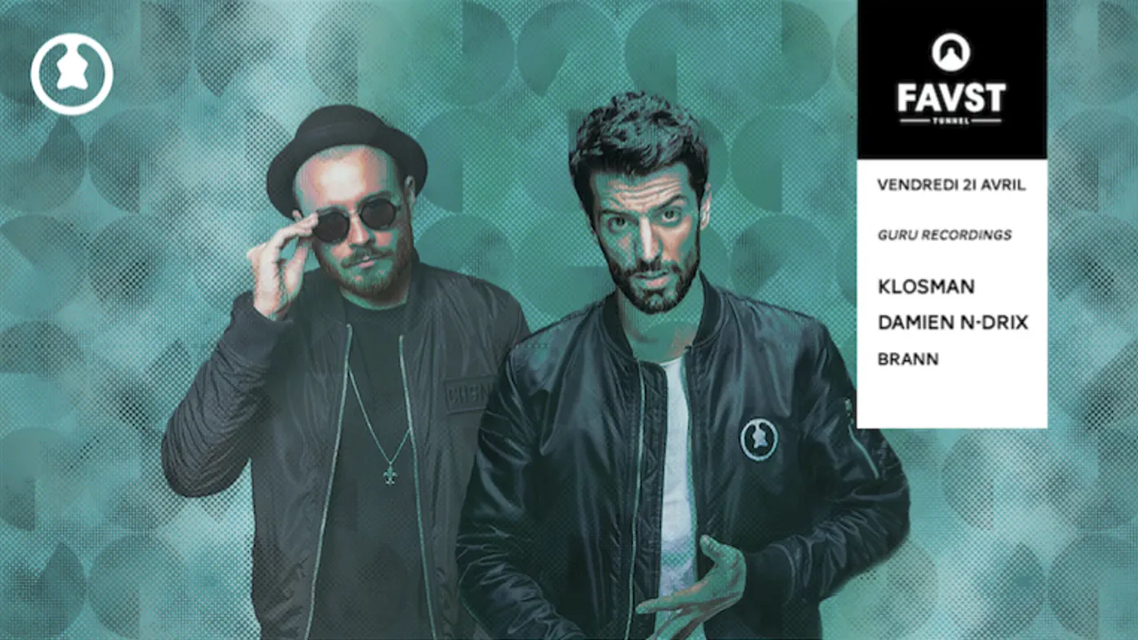 Faust x Guru Recordings : Klosman, Damien N-Drix, Brann