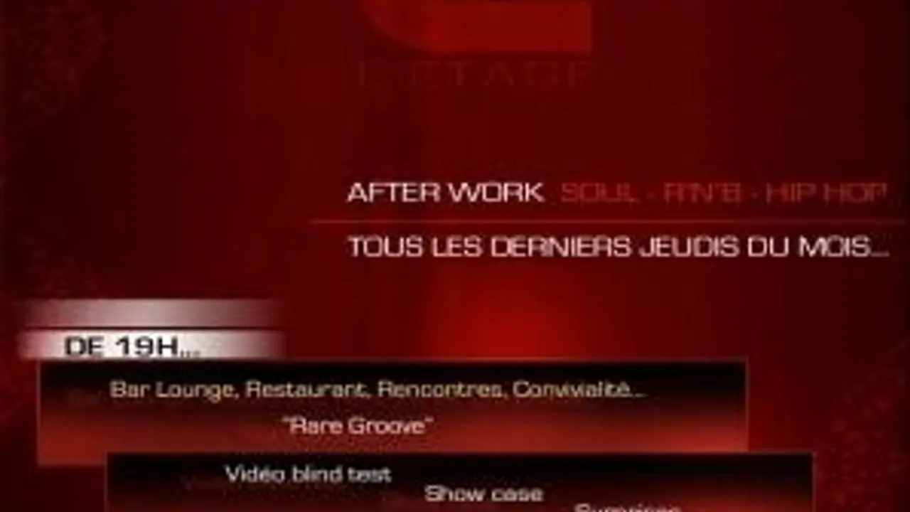 So New ! So Fresh ! L'afterwork