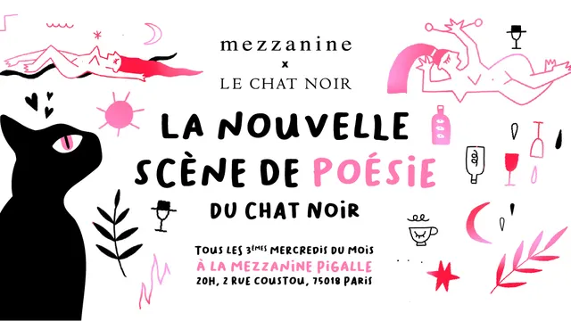La  Scène de poésie du Chat noir