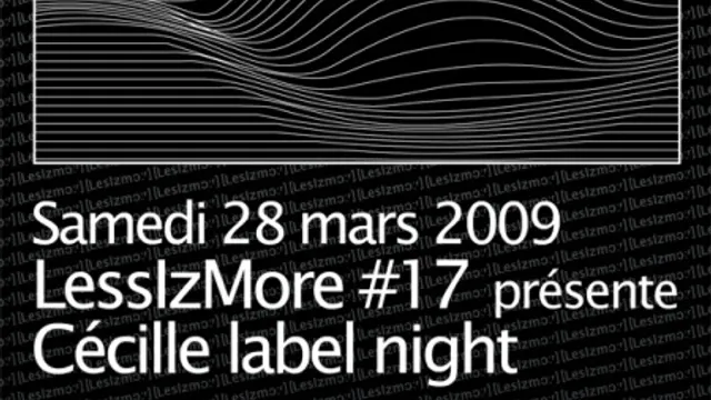 LESSIZMORE invite CECILLE RECORDS