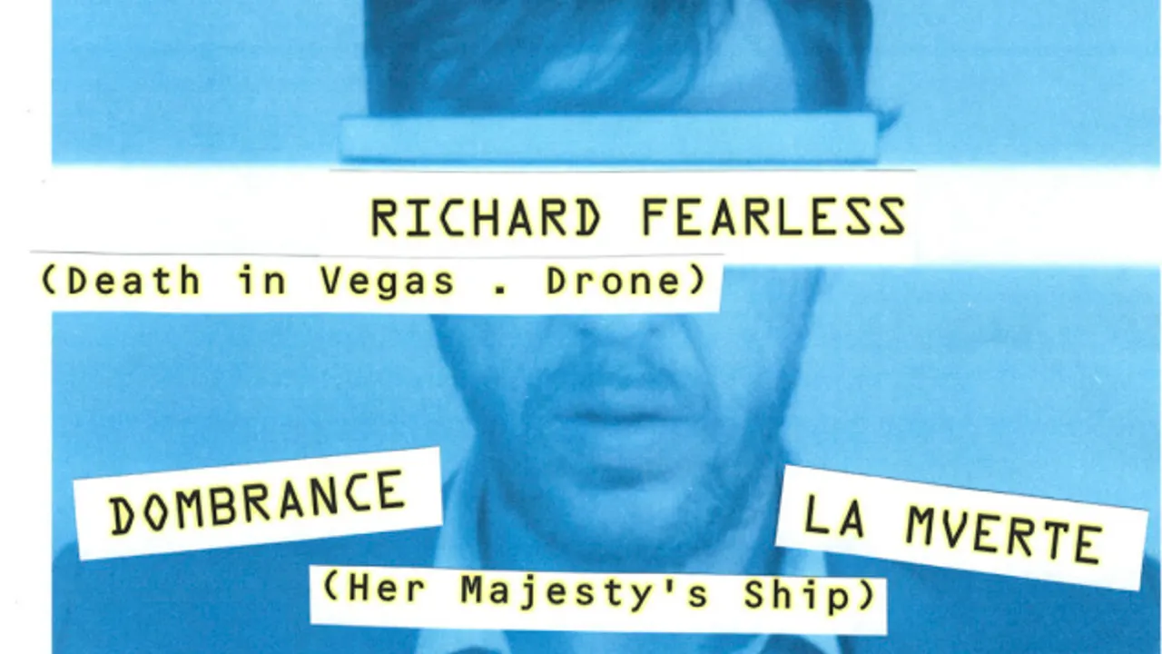 HMS LABEL PARTY - Richard Fearless (Death in Vegas), Dombrance & La Mverte
