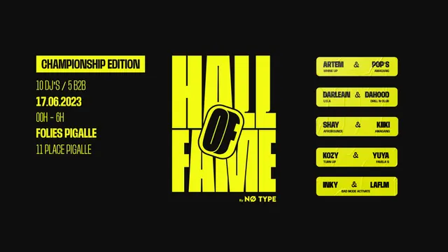 HALL OF FAME - "CHAMPIONSHIP EDITION"