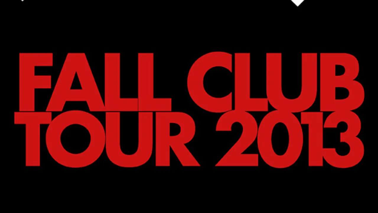 Skrillex Fall Club Tour 2013