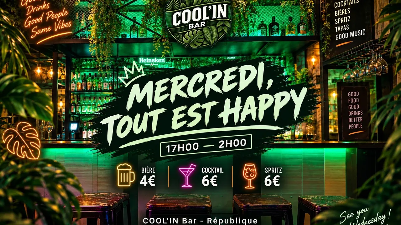 MERCREDI, TOUT EST HAPPY