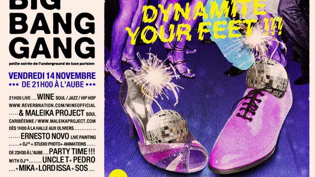 Big Bang Gang party..... Dynamite your feet !!!